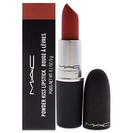MAC Powder Kiss Lipstick – Devoted To Chili Lipstick Women 0.1 oz